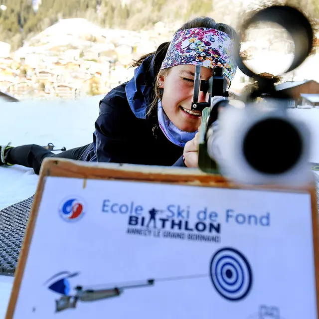 initiation biathlon laser