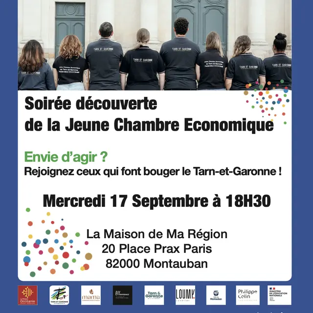 Soirée découverte de la Jeune Chambre Économique de Tarn-et-Garonne