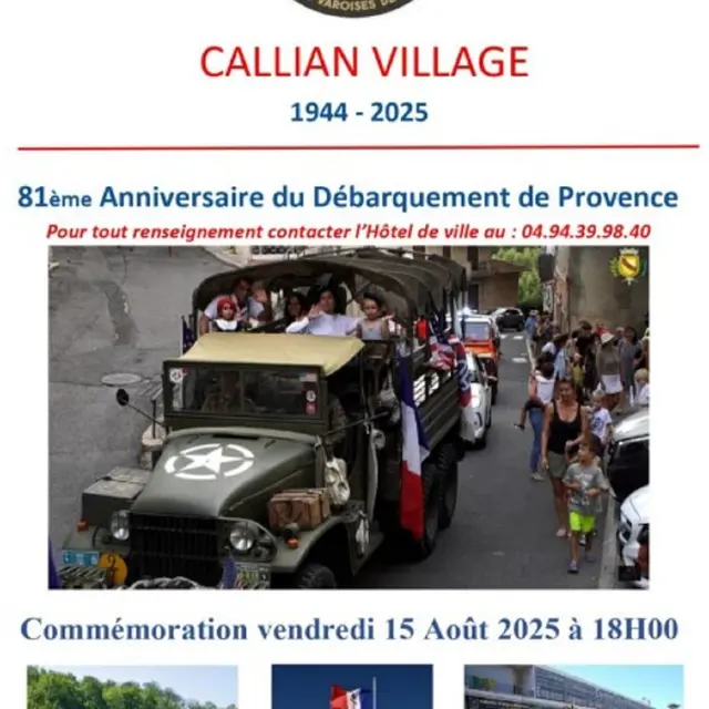 Commémoration de la Libération de la Provence