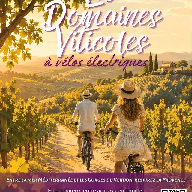 Domaines viticoles à vélo_Les Arcs sur Argens