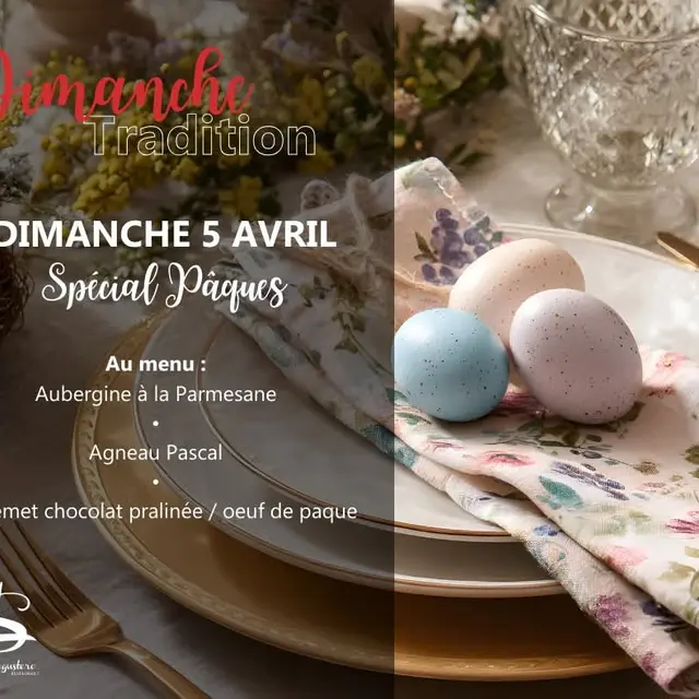 Menu de Pâques du Segustero_Sisteron