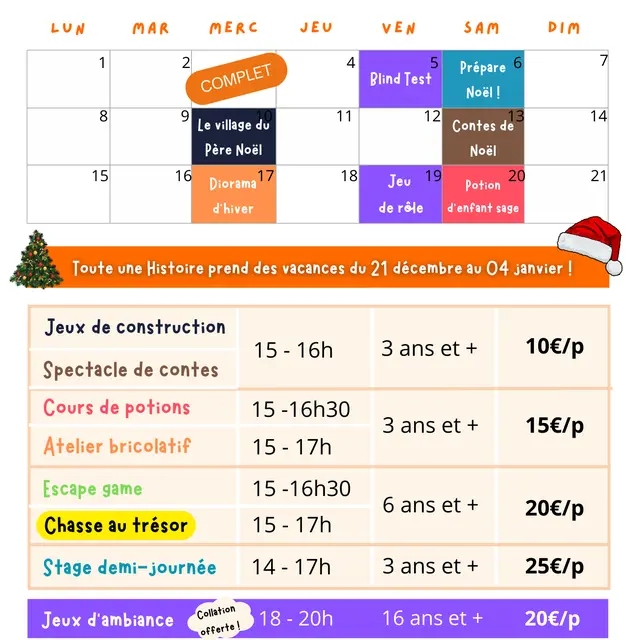 Animations à l'Imaginarium en décembre_Trévoux