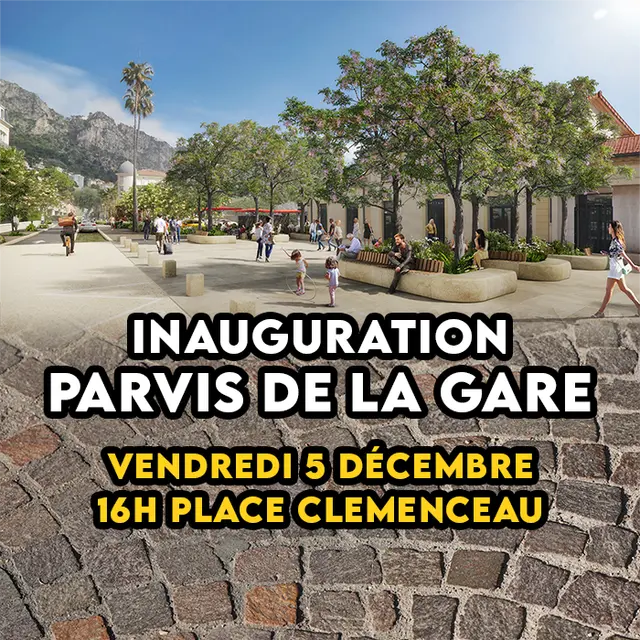 Inauguration du parvis de la gare de Beaulieu-sur-Mer_Beaulieu-sur-Mer