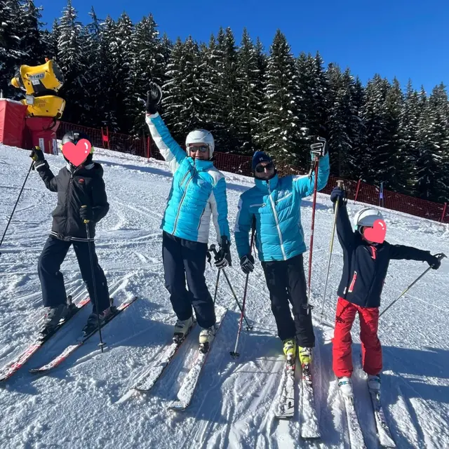 Moniteurs de ski alpin indépendants: Evelyne et Dominique_Bernex
