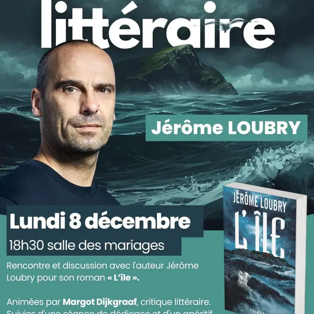 Rencontre littéraire : Jérôme Loubry_La Croix-Valmer