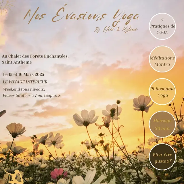 Nos évasion yoga avec Elise et Mylène : le voyage intérieur_Saint-Anthème