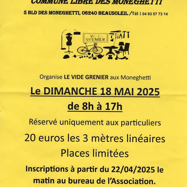 Vide-grenier des Moneghetti_Beausoleil