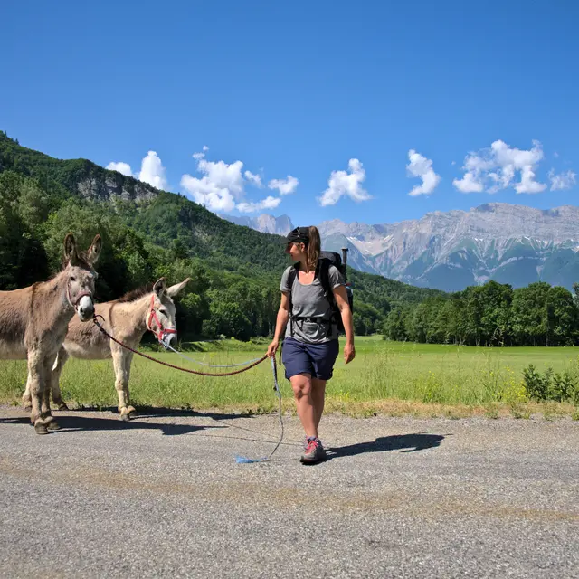 Randonnée avec les ânes, Valgodane