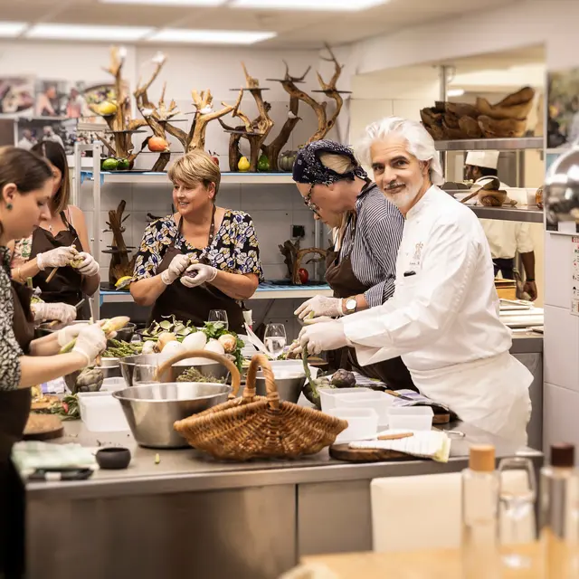 Cours de cuisine de Xavier Mathieu