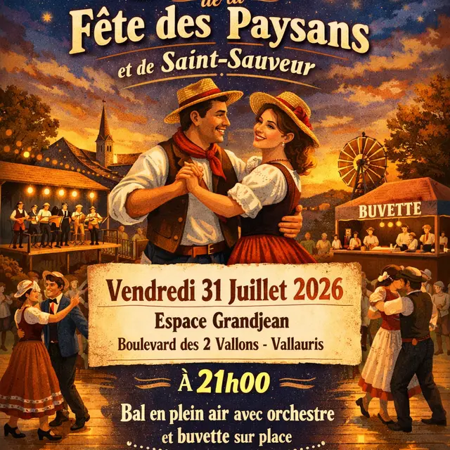 Bal de la Fête des Paysans et de la Saint-Sauveur_Vallauris Golfe - Juan