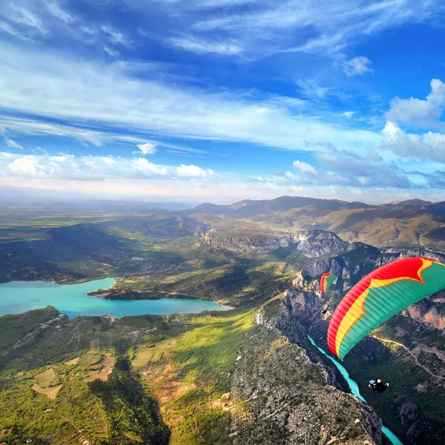 Parapente Lac