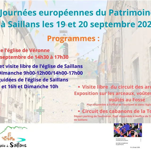 Journées européennes du patrimoine - Circuit pédestre de découverte des cabanons de Saillans_Saillans