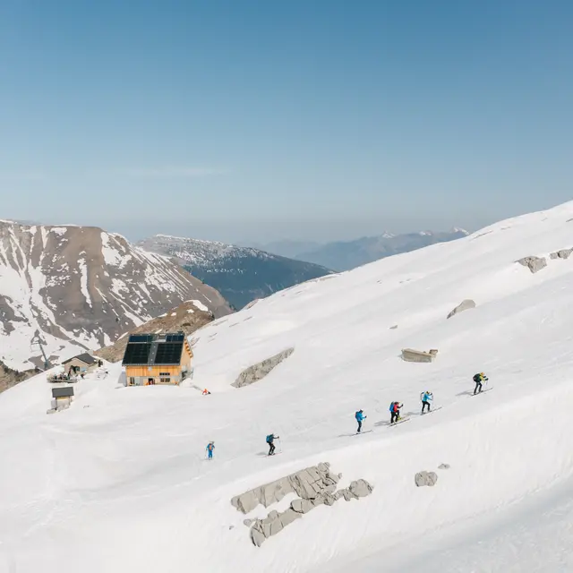Départ du refuge