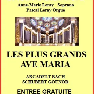 Concert : Les plus grands Ave Maria - Soprano et orgue_Rians
