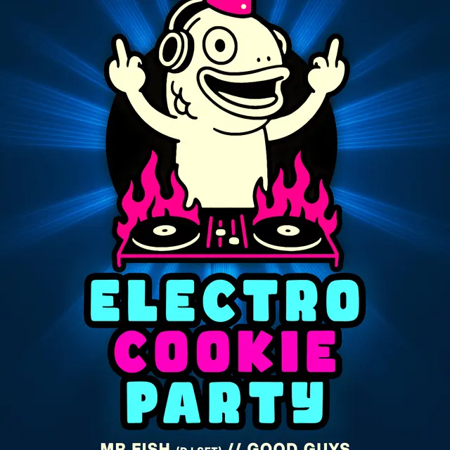 Affiche Electro Cookie Party