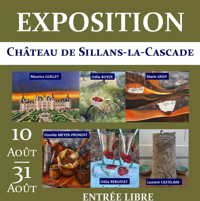 Exposition de peinture, poterie et artisanat d'art_Sillans-la-Cascade