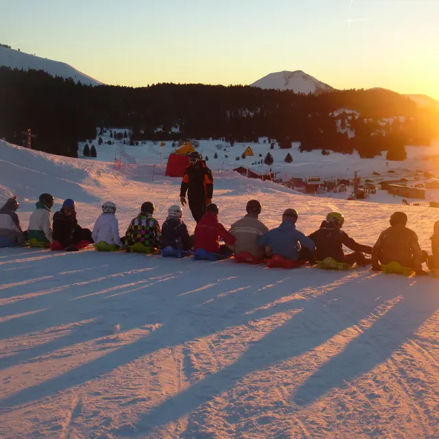 Descente Géante en luge