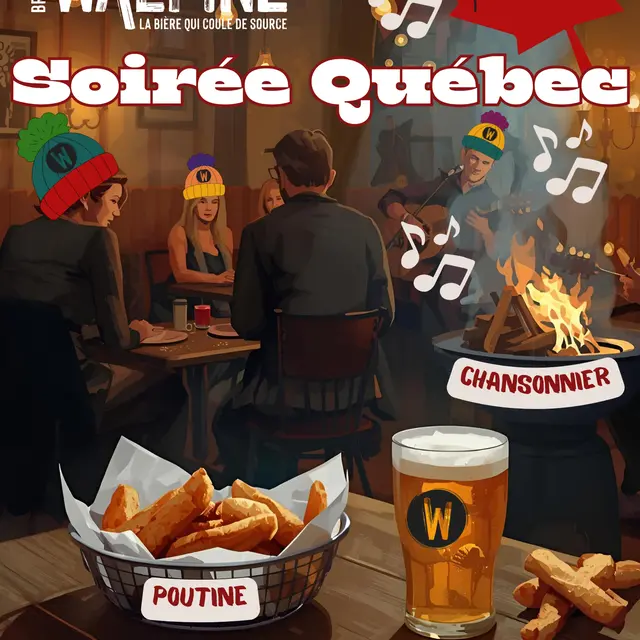 C'est soirée Québec à la Walpine!