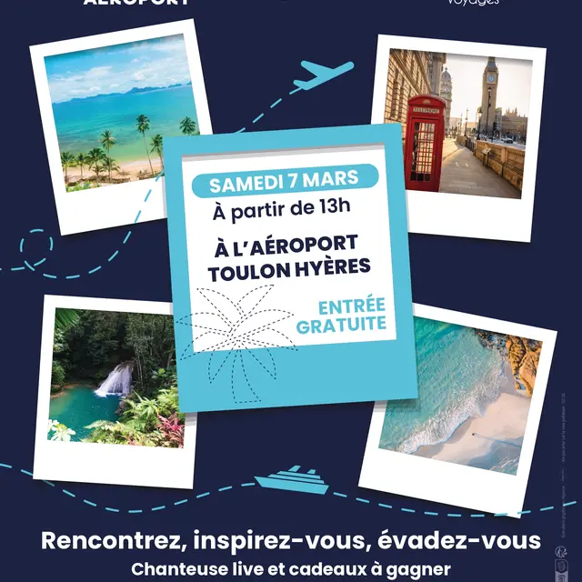 Salon du Voyage à l'aéroport Toulon Hyères_Hyères