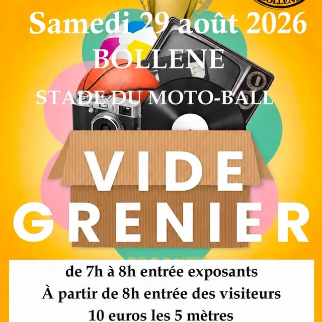 Vide grenier du moto ball_Bollène