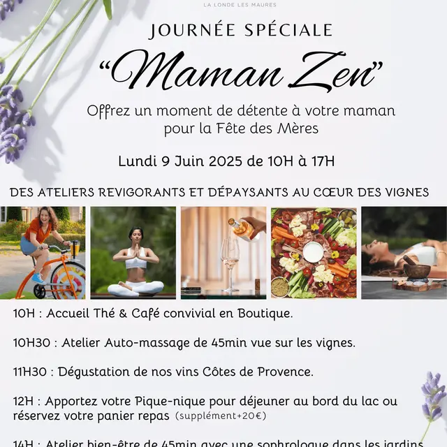 Journée Maman Zen au Château Pas du Cerf