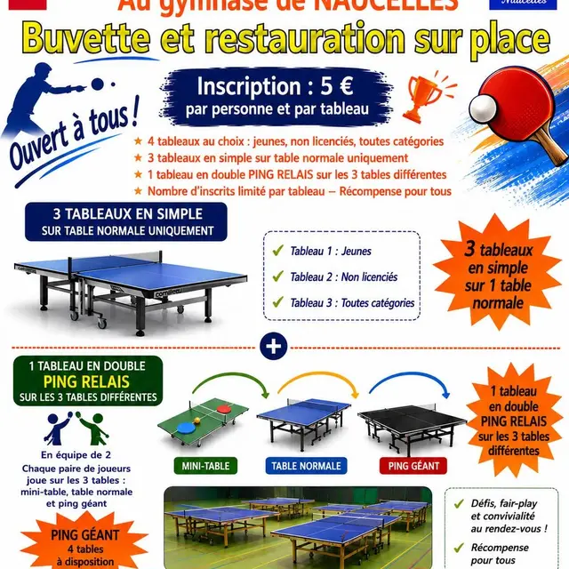 Tournoi de Tennis de Table_Naucelles