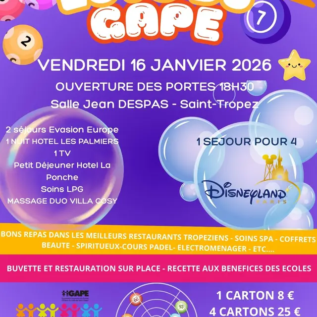 Loto du GAPE_Saint-Tropez