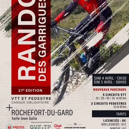 Rando des Garrigues 2026_Rochefort-du-Gard