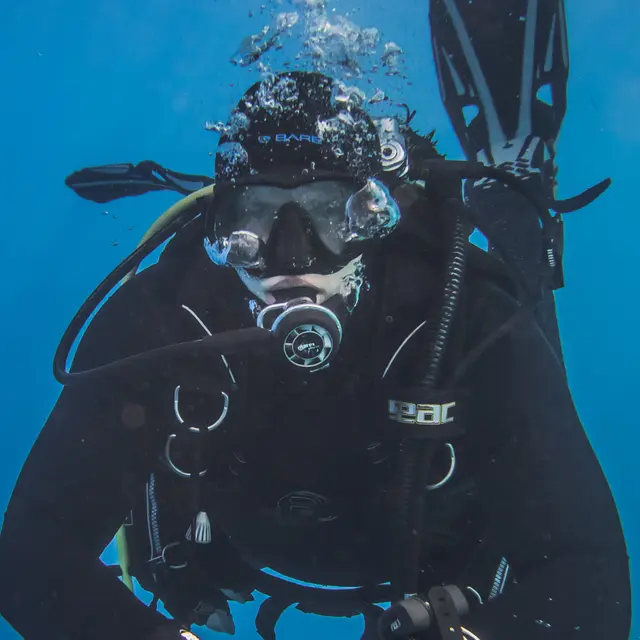 Baptême de plongée