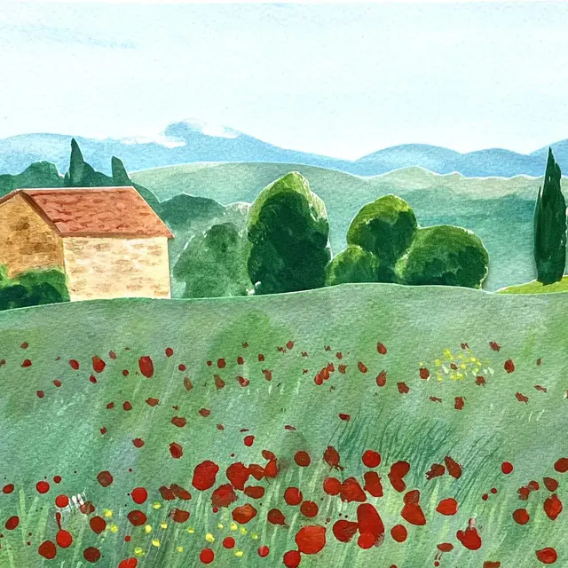 Jeanne B. de Sainte Marie, artiste peintre_Forcalquier