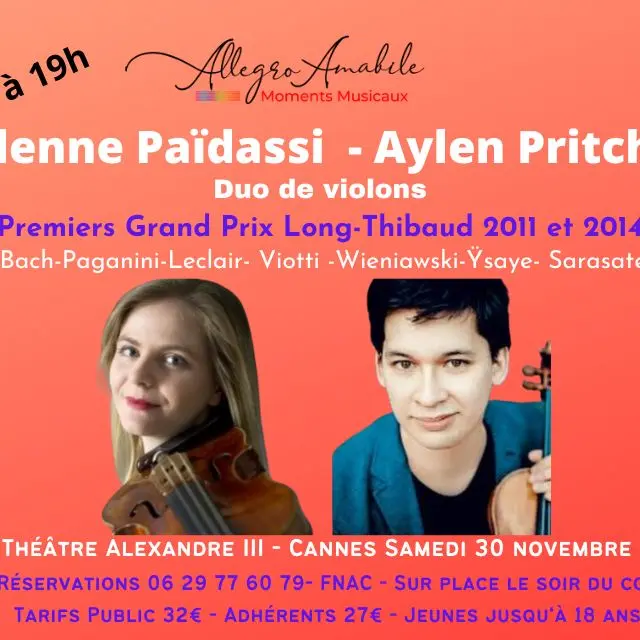 Solenne Païdassi - Aylen Pritchin Duo de violons