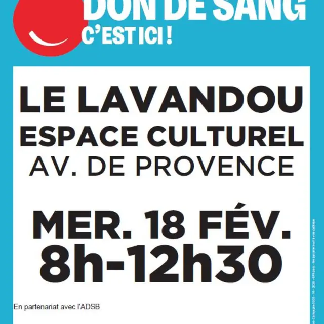 Don du sang Le Lavandou_Le Lavandou