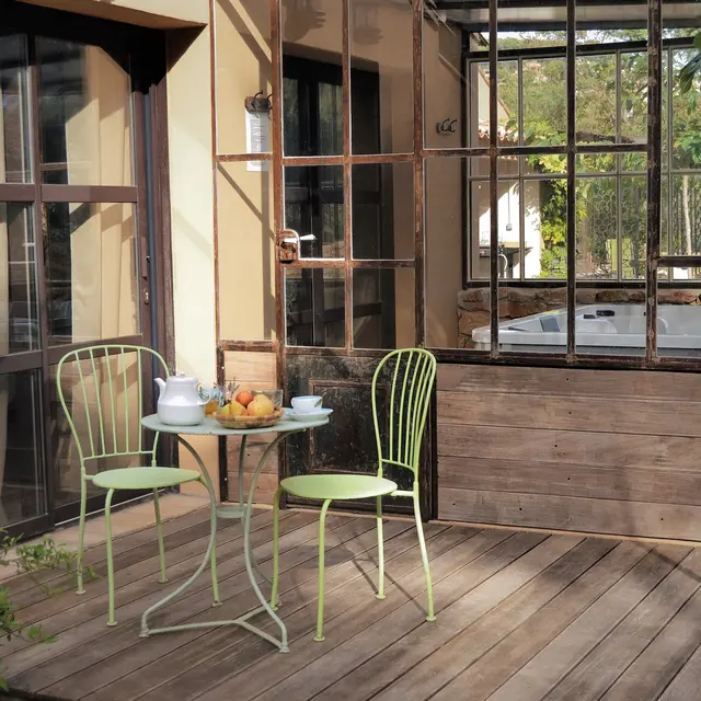 Terrasse chambre La Calanque