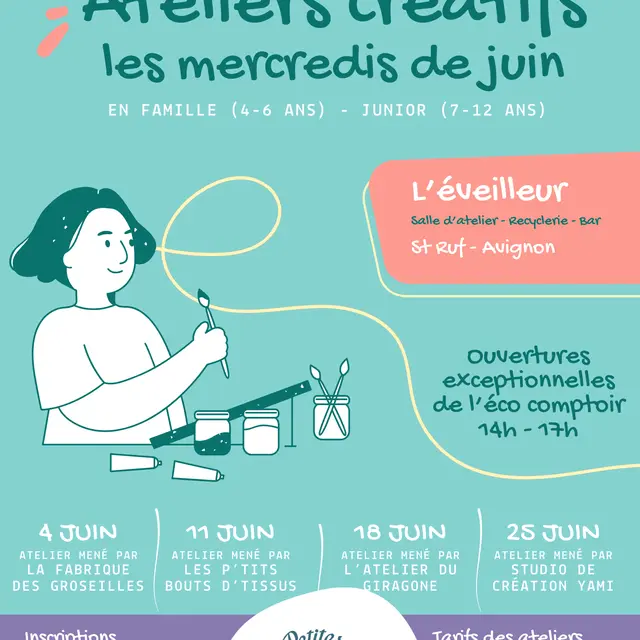 Les petites choses - Ateliers de juin