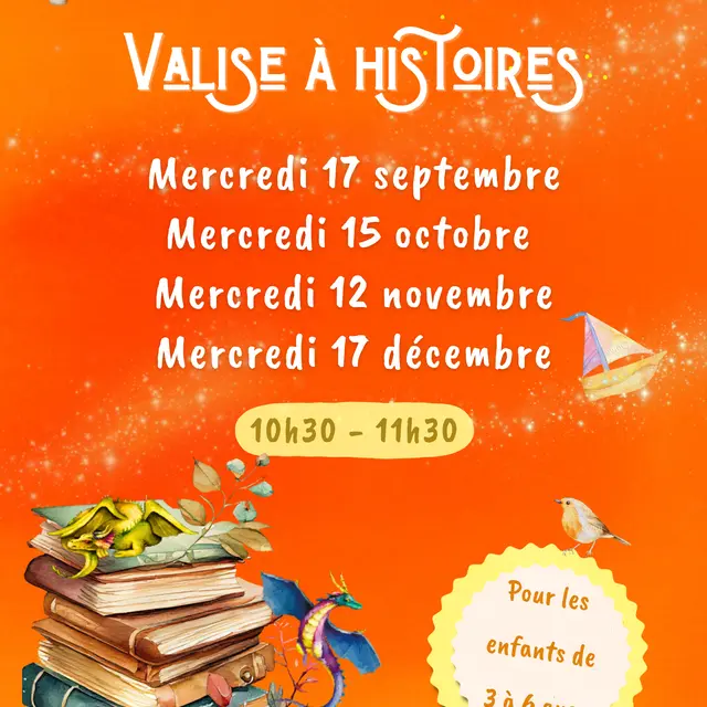 L'Heure du conte, la valise à histoire