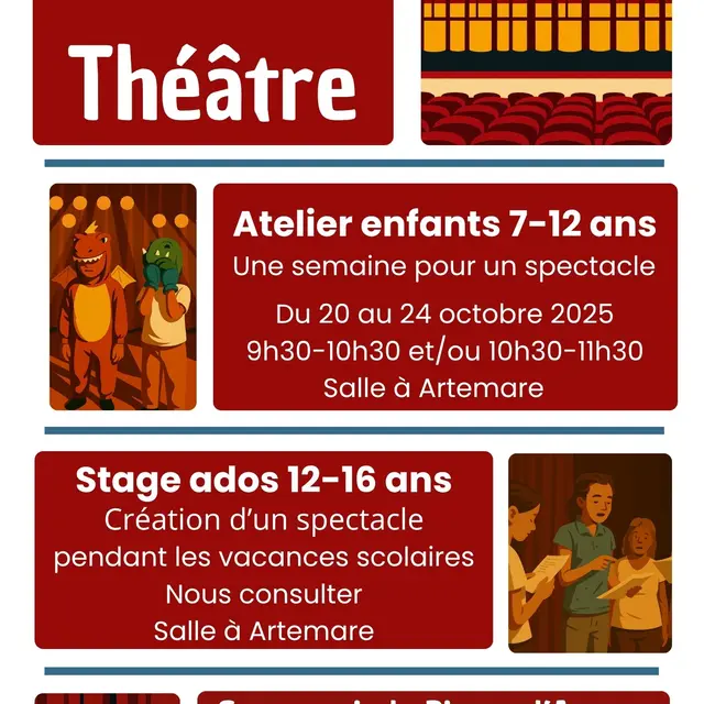 Atelier théâtre enfants de 7 à 12 ans_Artemare