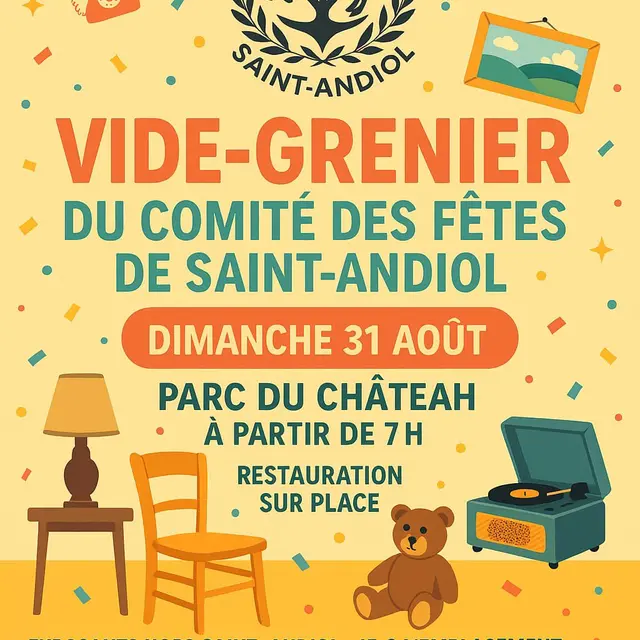 Vide-greniers du Comité des Fêtes_Saint-Andiol
