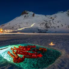 Ice floating - France Apnée