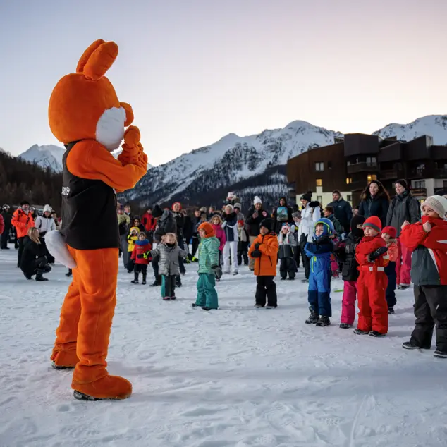 Rencontre avec l'Happy, notre mascotte_Les Orres