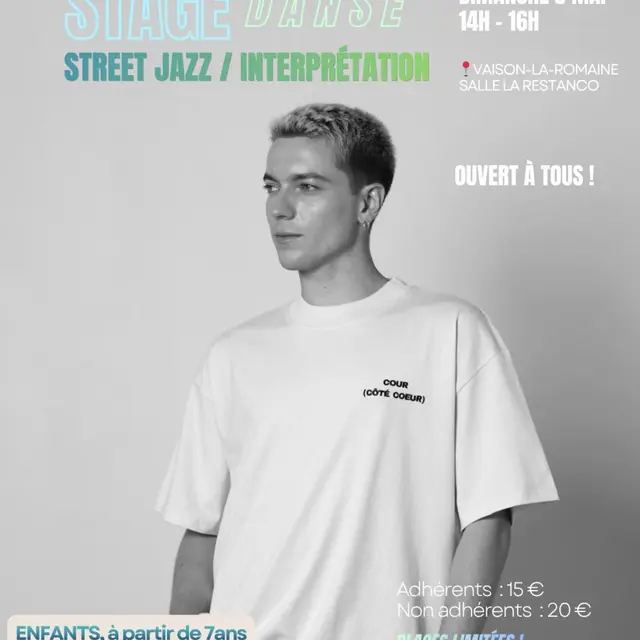 Stage de danse Street Jazz / Interprétation_Vaison-la-Romaine