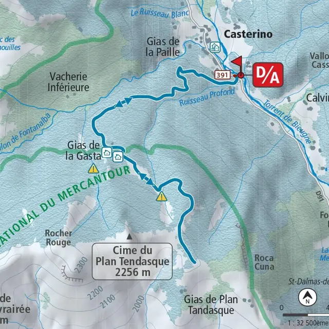 Randonnée raquette à neige - Plan Tendasque - Randoxygène_Tende