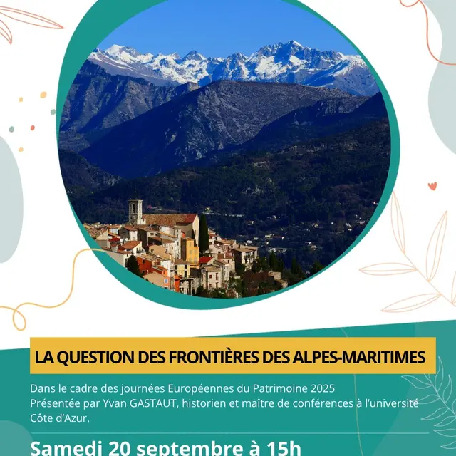 Conférence Science pour tous - La question de la frontière des Alpes-Maritimes_Saint-Martin-Vésubie
