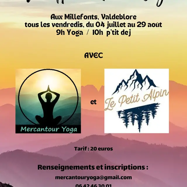 Yoga & P'tit Déj aux Millefonts_Valdeblore