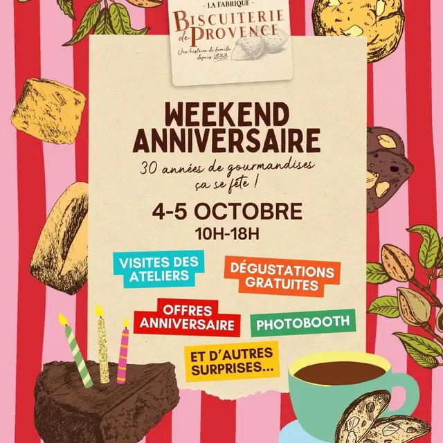 Weekend Anniversaire Biscuiterie de Provence_Nyons