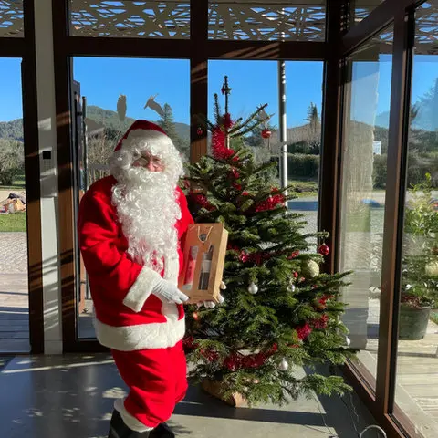 Visite du père Noël au Domaine Solignac_Hyères