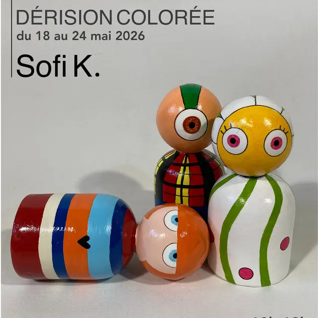 Affiche de l'exposition Dérision colorée