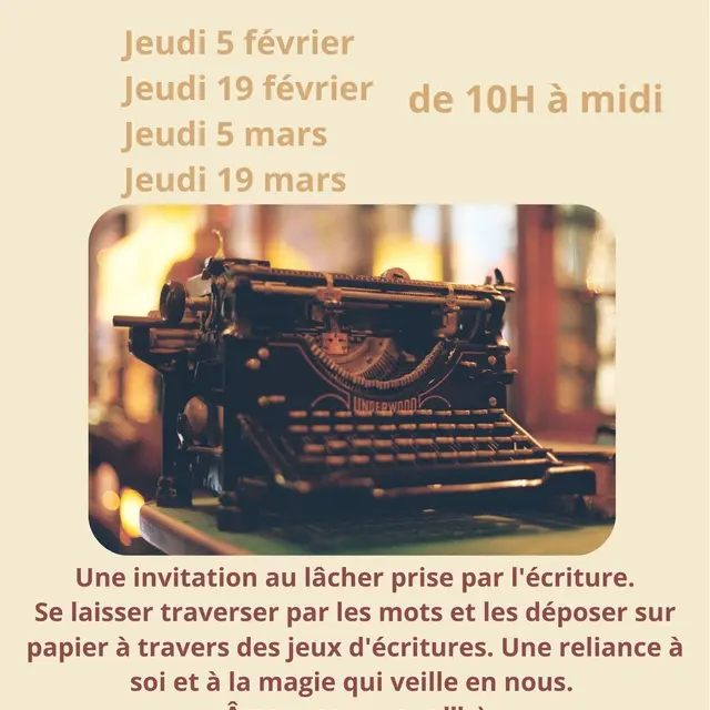 Atelier écriture spontanée au Tiers-lieu_Les Orres