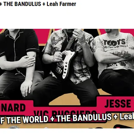 Reggae Workers of the World + The Bandulus +Leah Farmer_Marseille