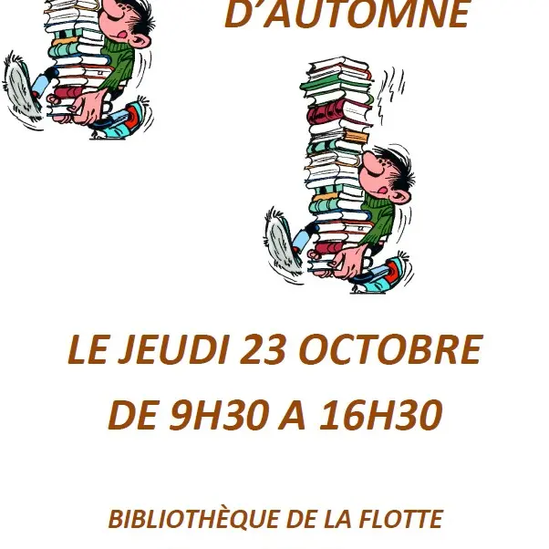 Braderie d'automne à la bibliothèque_La Flotte