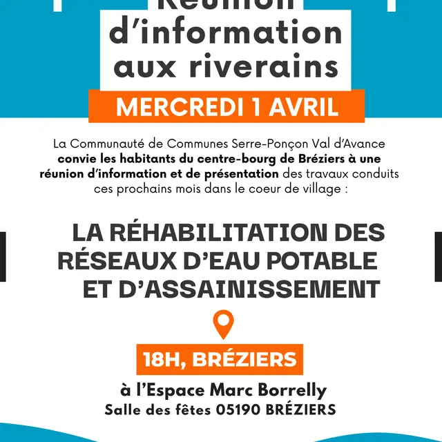 Réunion d'information aux riverains_Bréziers